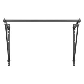 Pull Up Bar, 50 in Width Wall Mounted Pull Ups, Adjustable Depth 22" or 30" from Wall, Heavy Duty Steel Upper Body Workout Bars
