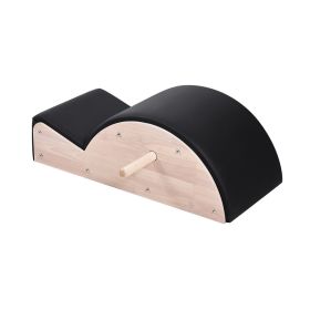 Pilates Spine Corrector, Home Gym Yoga Pilates Accessory, Rubber Wood Fitness Training Tool, Arc Fitness Body Workout Equipment, for Spine Exerci