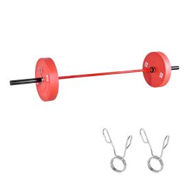 7FT Barbell Bar, Fits 2-Inch Weight Plates, Barbell Bar with Knurled Grip for Strength Training, Weightlifting, Squat, Deadlift, Bench Press, Cur