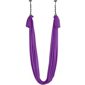 Aerial Silk & Yoga Swing, 8.7 Yards, Aerial Yoga Hammock Kit with 100gsm Nylon Fabric, Full Rigging Hardware & Easy Set-up Guide