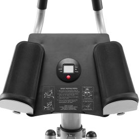 AB Workout Machine, Ab Workout Equipment at Home Gym, Core & Abdominal Trainers for Women, 440 lbs Weight Capacity Strength Training Ab Cruncher (Number of Rails: Double Slide Rail, Number of Sliders: Single Slider)